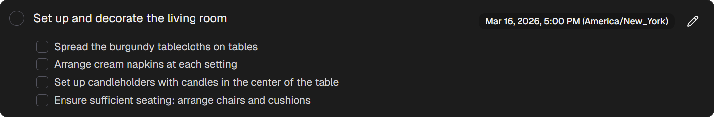 Hatcher tasks — view 2